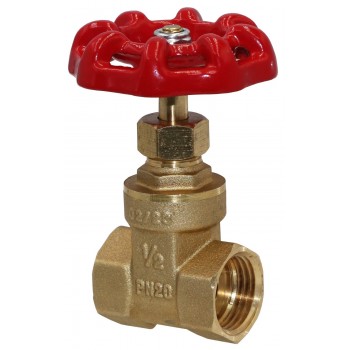 Задвижка клиновая муфтовая латунная KOER KR.280 вн-вн 1/2"