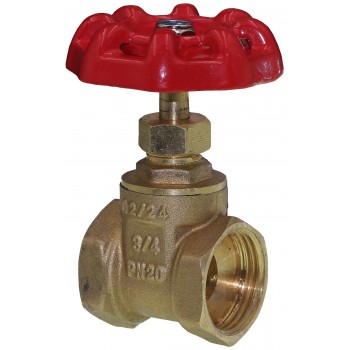 Задвижка клиновая муфтовая латунная KOER KR.280 вн-вн 3/4"