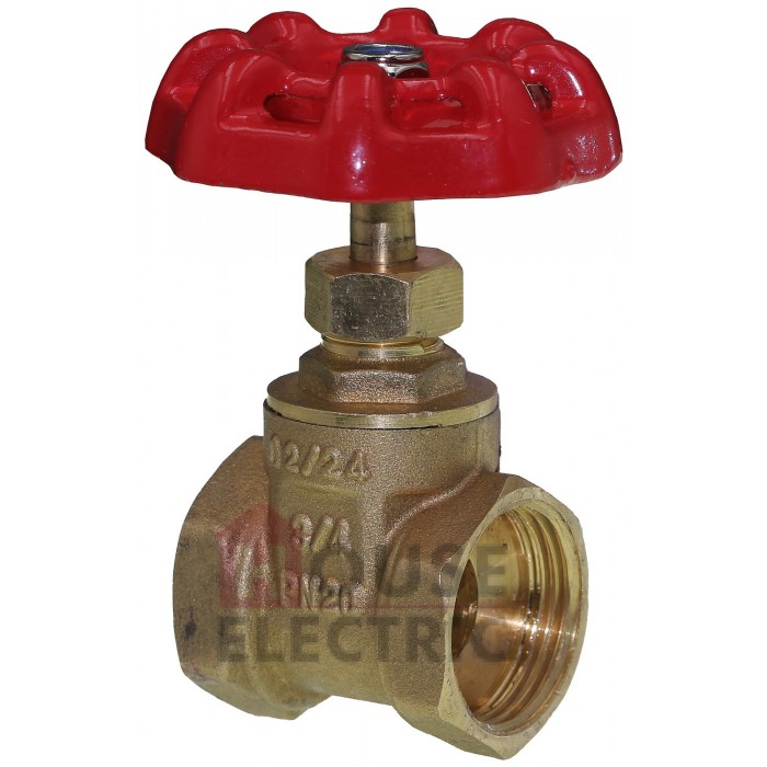 Задвижка клиновая муфтовая латунная KOER KR.280 вн-вн 3/4"