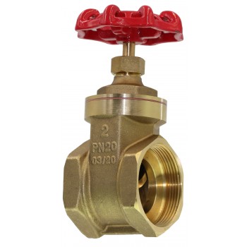 Задвижка клиновая муфтовая латунная KOER KR.280 вн-вн 2"