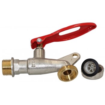 Кран шаровый поливочный KOER KR.249 1/2" с ухом под замок