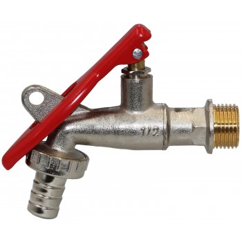 Кран шаровый поливочный KOER KR.249 1/2" с ухом под замок
