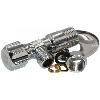 Кран приборный угловой вентильный KOER KR.510 1/2x3/8