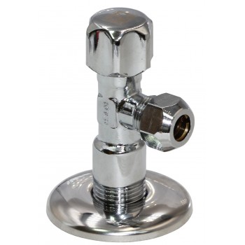 Кран приборный угловой вентильный KOER KR.510 1/2x3/8