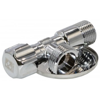 Кран приборный угловой вентильный KOER KR.510 1/2x3/4