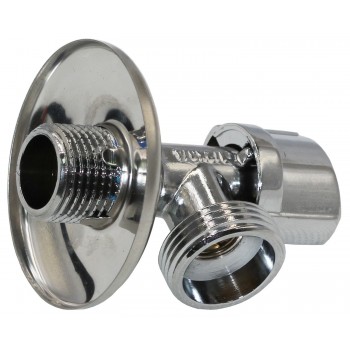 Кран приборный угловой шаровый KOER KR.511 1/2x3/4