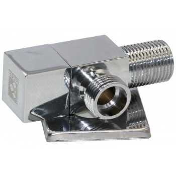 Кран приборный угловой с керамическим запорным элементом KOER KR.512 1/2x1/2