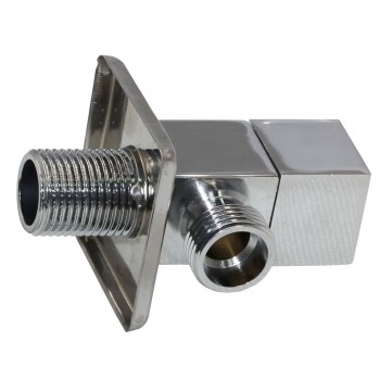 Кран приборный угловой с керамическим запорным элементом KOER KR.512 1/2x1/2