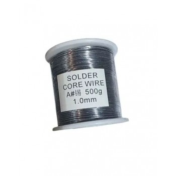 Олово на катушке 500г.(припой пос-40) оловянно свинцовый 1мм.