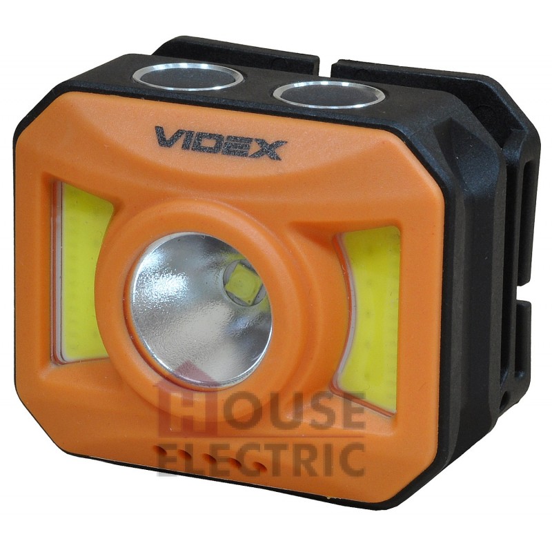 Videx Lampada Frontale LED H085, 400 Lumen, 5000K, Luce Bianca, Ideale Per Attività Outdoor E Lavoro