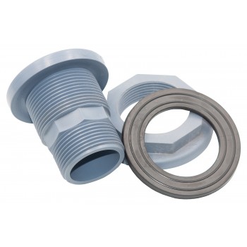 Врезка в бак пластиковая с наружной резьбой 1"