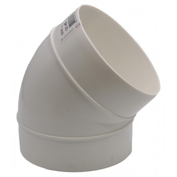 Колено для круглых воздуховодов Вентс d100 45°