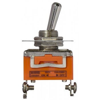 Переключатель-тумблер Аско-Укрем 1021 2 положения 2 контакта