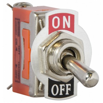 Переключатель-тумблер Аско-Укрем 1121 2 положения 3 контакта