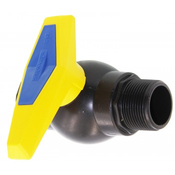 Кран шаровый SantehPlast пластиковый D40 1 1/4" ВН