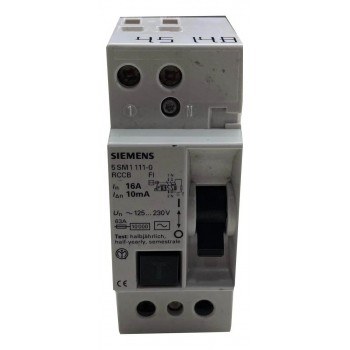 Дифференциальный выключатель Siemens 2P 16A 10mA