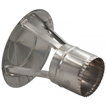 Грибок дымохода Вент Устрий d110 AISI 304 нержавеющая сталь 0,6 мм