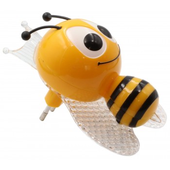 Ночник Lemanso NL162 пчелка 4 LED RGB с фотосенсором