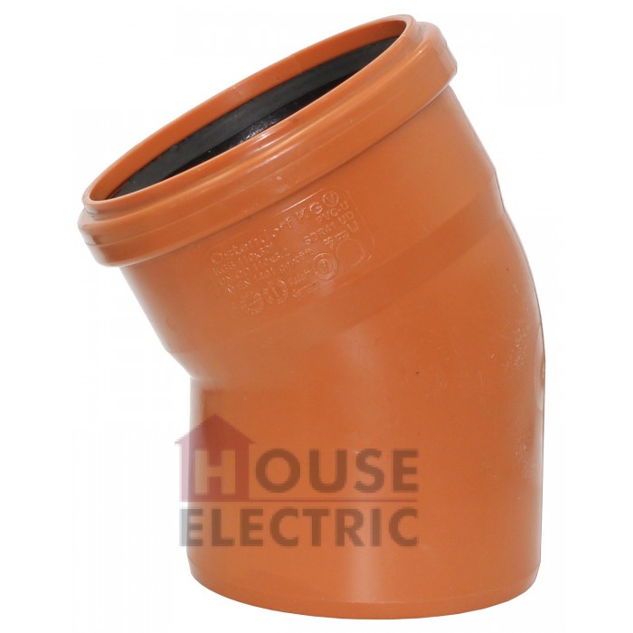 Колено для наружной канализации OSTENDORF KGB D110мм х30°