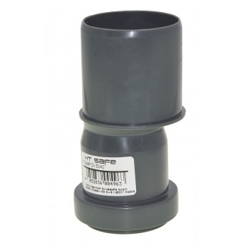 Редукционная муфта для внутренней канализации эксцентрическая длинная OSTENDORF HTsafeR D50мм х40мм