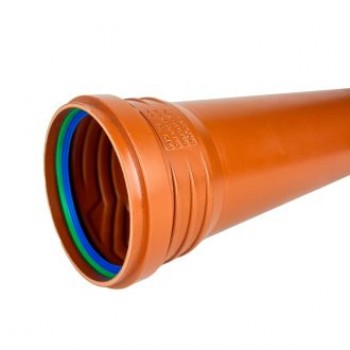 Труба для наружной канализации ASG Esterno D110мм 0.5м x3,2мм