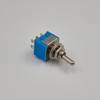 Переключатель-тумблер Takel MTS-202 2 положения, 6 контактов