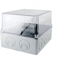 Коробка монтажная распределительная IEK КМ412748 IP55 240х195х165 прозрачная
