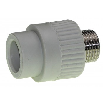 Муфта PPR Grandi d20 с наружной резьбой 1/2" дюйма