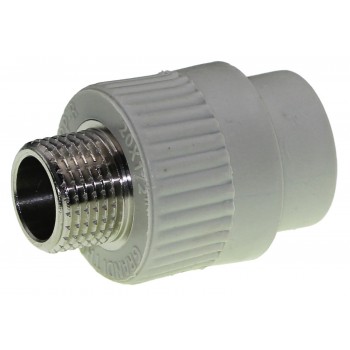 Муфта PPR Grandi d20 с наружной резьбой 1/2" дюйма