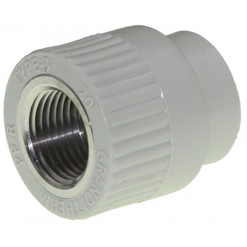 Муфта PPR Grandi d20 с внутренней резьбой 1/2"