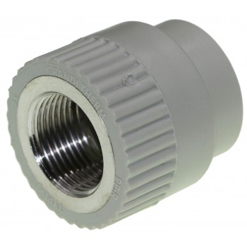 Муфта PPR Grandi d25 с внутренней резьбой 3/4"