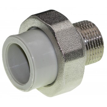 Американка универсальная PPR Grandi d25 с наружной резьбой 3/4"