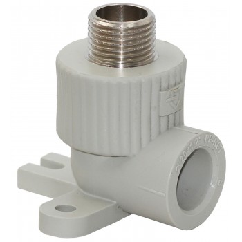 Колено настенное PPR Grandi d20 с наружной резьбой 1/2"