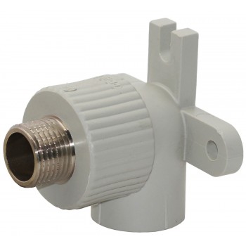 Колено настенное PPR Grandi d20 с наружной резьбой 1/2"