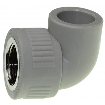 Колено PPR Grandi d25 с внутренней резьбой 3/4"